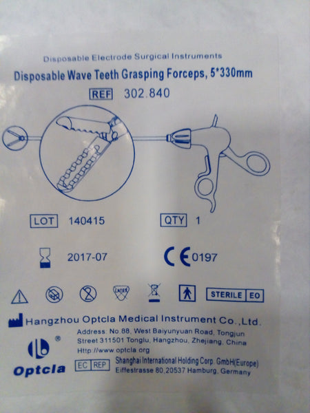 Wave Teeth Grasping Forceps